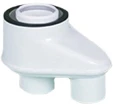 Ubbink Rolux PP adapter 80/80 x 80/125 - wit 0122035