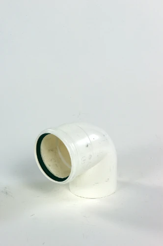 Ubbink Rolux parallel luchttoevoer bocht 90° diam 80mm wit 0123060