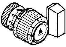 Danfoss RA 2512 thermostaatknop - neutrale schaal - afstandvoeler - click bevestiging 013G2982