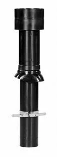 Ubbink Ventub ventilatiedakdoorvoer 131 mm - zwart 0169566