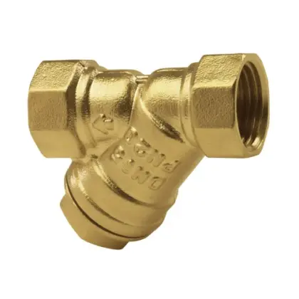 messing Y waterfilter FF 6/4 x 6/4 01834