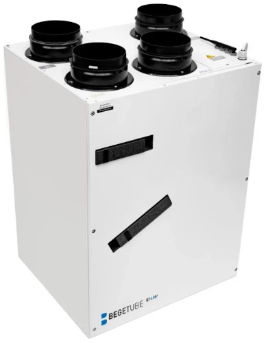 Begetube Profi-Air ventilatieunit BT 4.8 S² (Square) - 480m³/h bij 250 Pa 018420480