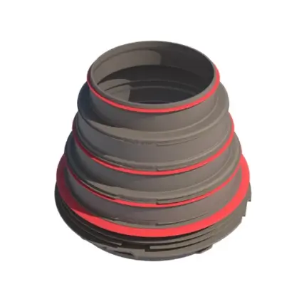 Ubbink Air Excellent DBOX meervoudige adapter 125-150-160-180-200 mm 0188970
