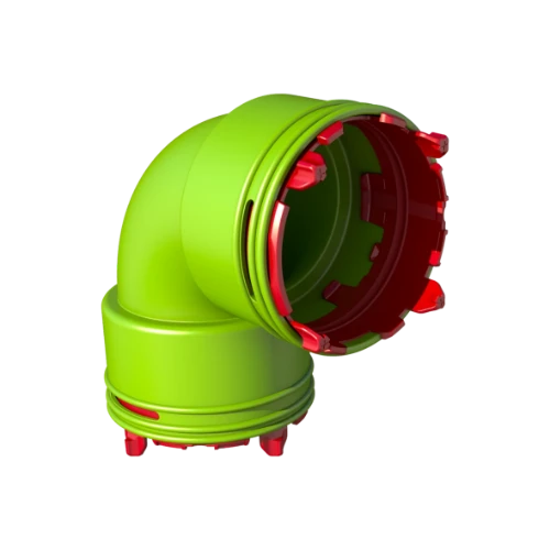 Ubbink Air Excellent click-seal systeem AE34C bocht 90°  75 mm 0188994