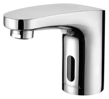 Schell Modus Trend E HD-K electronische wastafelkraan - koudwater - netvoeding - chroom 021690699