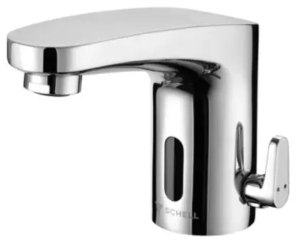 Schell Modus Trend E HD-M electronische wastafelkraan - mengwater - batterijvoeding - chroom 021700699
