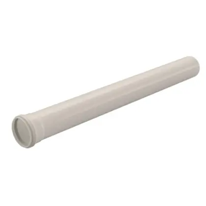 Ubbink Rolux PP verlengstuk 60 mm (lengte 2000mm) - zwart 0222705