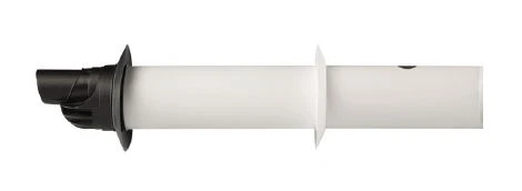 Ubbink Sekurit concentrisch PP/PP muurdoorvoer 80/125 mm - zwart 0223124