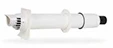 Ubbink Rolux concentrisch PP/Staal muurdoorvoer 100/150 mm - wit - zonder bocht 0223152