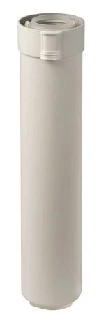 Ubbink Sekurit concentrisch PP/PP verlengbuis 80/125 mm (lengte 1000mm) 0229532
