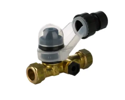 VSH Knel Water boilerveiligheidsgroep 15 x 15 mm - met trechter - universeel hortizontaal/vertikaal 0312136