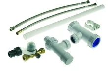 VSH BAS boileraansluitset met flexibels - boilerveiligheidsgroep - afvoerset 0312400
