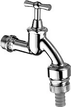 Schell dubbeldienstkraan 1/2 - chroom - Belgaqua gekeurd - met beluchter en terugslagklep 034170699