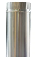 Ubbink Ubigas alu verlengbuis 150 mm (lengte 1000mm) 0371018