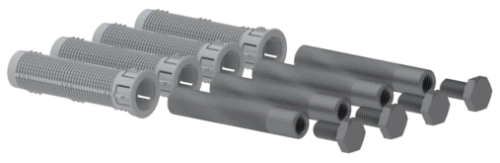 Normbau Montageset MS 4.8 H 14 kompleet