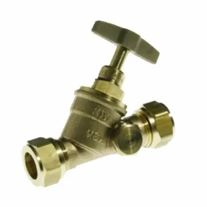 VSH Knel Water afsluitkraan met aftapopening FF 22 x 22 mm 0498256