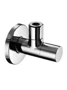 Schell Stile haakse hoekstopkraan 1/2 x 10 mm - chroom - met rozet 053760699