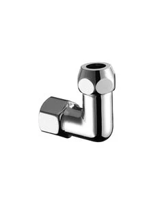 Schell haakse overgangsknelkoppeling FF 10 x 1/2 F - chroom 064260699
