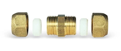 Watts Tecal rechte knelkoppeling FF 10 x 10 mm 0703010