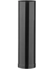 Ubbink Rolux concentrisch PP/Alu bovendakse afdekbuis voor dakdoorvoer (lengte 1000mm) - zwart 0704106