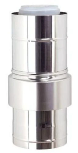 Ubbink Rolux concentrisch PP/Inox luchtaanzuigstuk 80/125 mm 0704448