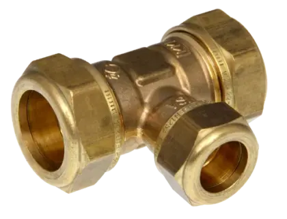 VSH Knel Water verloop T-knelkoppeling FFF 22 x 15 x 22 mm 0867141