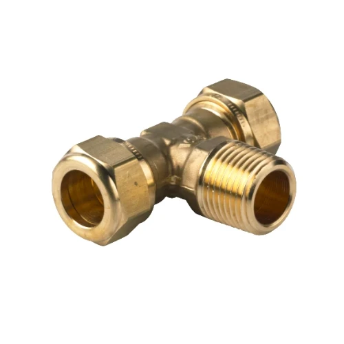 VSH Knel Water verloop T-knelkoppeling met buitendraad FMF 15 x 1/2 M x 15 mm 0867988