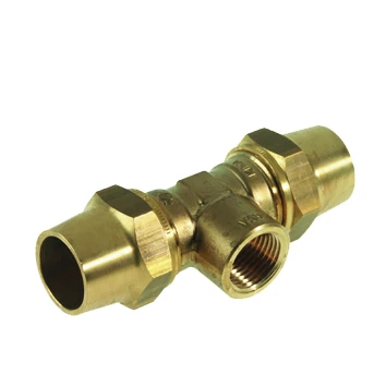 VSH Knel Gas verloop T-knelkoppeling met binnendraad FFF 15 x 1/2 F x 15 mm 0879813