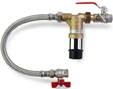 Sanutal CV vulset met bolkranen - EPDM flexibel - CA klep FF 3/4 x 3/4 - 500 mm 09.1.346CA-E