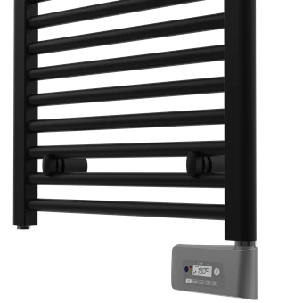 Balneo elektrische handdoekradiator 1763 x 585 mm - 1000 Watt - zwart mat - NT180 0984A0008