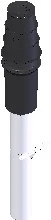 Atag Duopass concentrisch PP/staal dakdoorvoer 80/125 mm 0RV12RPS0