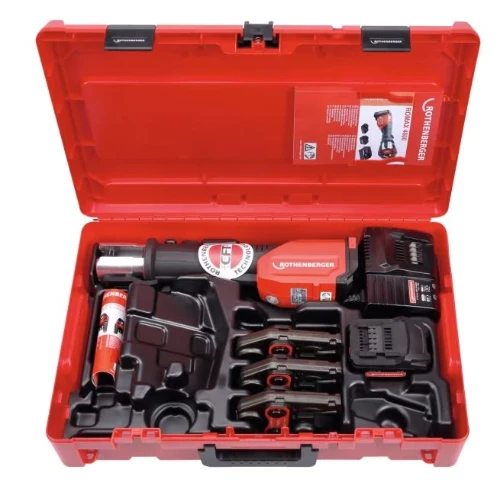 Rothenberger Romax 4000 accu-persmachine met persbekken (TH16-TH20-TH26) - 1x4Ah 1000001925