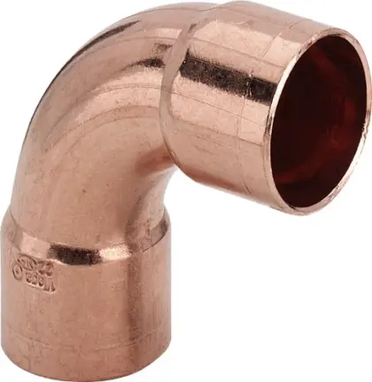 Viega Koper soldeer bocht 90° FF 22 x 22 mm 100063