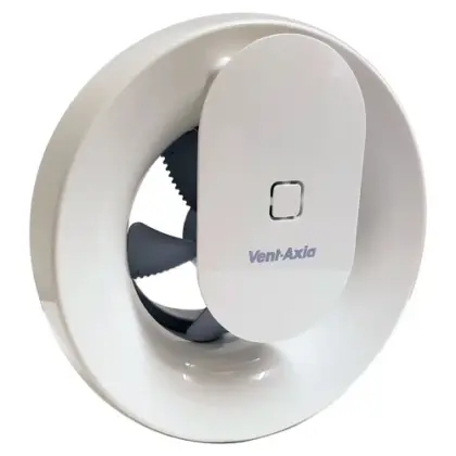 Ventilair Svara badkamerventilator IP44 230V / 12VDC - debiet 110m³/h - 17-20dB(A) - App bedienbaar 1001000308