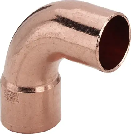 Viega Koper soldeer inschuif bocht 90° MF 22 x 22 mm 100391