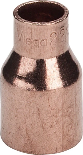 Viega Koper soldeer verloop reductie MF 18 x 15 mm 100520