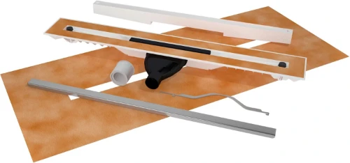 Carrodrain Invisible douchegoot betegelbaar 800 mm - debiet 31 l/m 100801