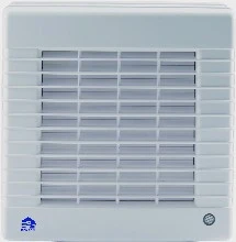 Renson 7221-T badkamerventilator 100 mm - wit - afsluitbaar lamellen - timerfunctie 10985