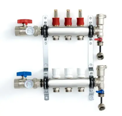 UFH inox vloerverwarmingscollectorset 4/4 - 3 x EK3/4 1100042447