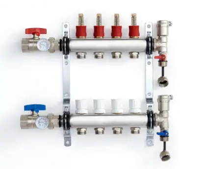 UFH inox vloerverwarmingscollectorset 4/4 - 4 x EK3/4 1100042448