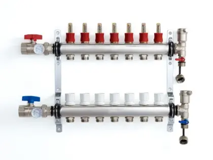 UFH inox vloerverwarmingscollectorset 4/4 - 7 x EK3/4 1100042451