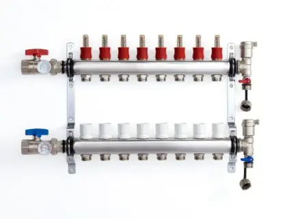 UFH inox vloerverwarmingscollectorset 4/4 - 8 x EK3/4 1100042452