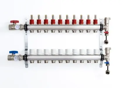 UFH inox vloerverwarmingscollectorset 4/4 - 10 x EK3/4 1100042454