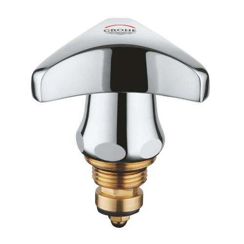 Grohe Atlanta Trecorn kraankop 3/8 - chroom - index rood 11006000