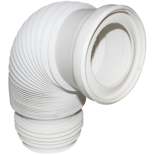 DBJ San Flexibele aansluiting op mof uitrekbaar 550 mm - wit 110297001