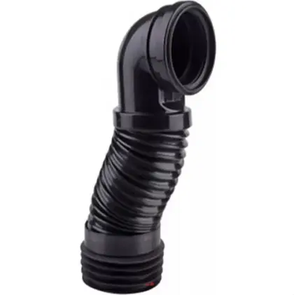 DBJ San Flexibele afvoerbocht voorwandsysteem 90 mm - uittrekbaar - H=405/715 mm - zwart 110837001
