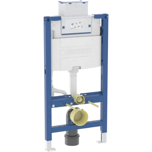 Geberit Duofix element voor hangtoilet 980 mm - met Omega inbouwspoelreservoir 12 cm 111.030.00.2