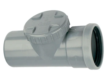 Wavin PVC RIO ontstoppingsstuk met schroefdeksel MF 110 x 110 mm 1112411001