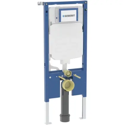 Geberit Duofix element voor hangtoilet 1140 mm - met Sigma inbouwspoelreservoir 8 cm 111.796.00.2