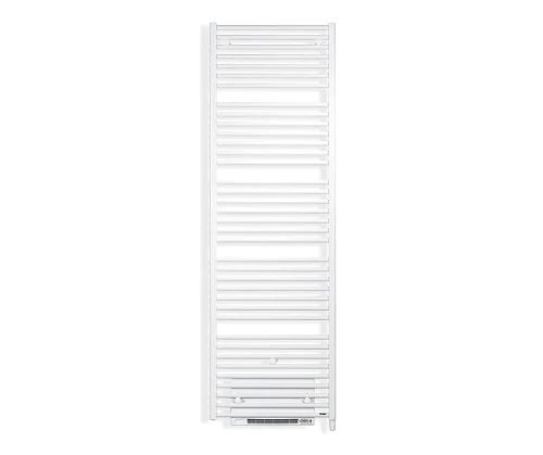 Vasco Iris-A elektrische handdoekradiator met blower 1954 x 600 mm - 1250+1000 Watt - Ral 9016 Verkeerswit 113920600195400009016-0000